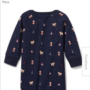 Janie & Jack -BABY PUPPY AT SEA 1-PIECE 3-6 +6-12
